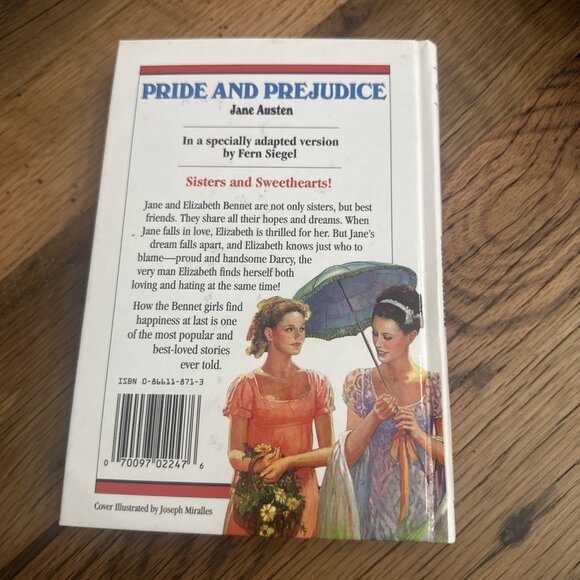 Pride and Prejudice by Jane Austen 1997 Baronet Books GREAT ILLUSTRATED CLASSICS - Picture 5 of 5